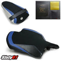 Yamaha R6 Seat Covers with Gel 2017-2025 Luimoto Black Blue White Suede Carbon