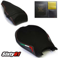 Ducati 848 1098 1198 Seat Covers with Gel 2008-2013 Luimoto Front Rear Suede