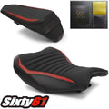 Kawasaki Z900 Seat Covers with Gel 2017 2018 2019 Luimoto Red Black Carbon