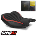 Kawasaki Z900 Seat Cover with Gel 2017 2018 2019 Luimoto Red Black Carbon