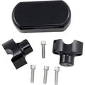 LA Choppers LA-7442-01B Black 1-1/2" Solid Riser & Top Clamp Kit for 1" Harley