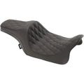 Drag Specialties 0801-1114 Predator Iii Seat Black Double Diamond -08-23 Touring