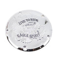 V-Twin 42-0950 Chrome Live to Ride Eagle Spirit Derby Cover for Twin Cam