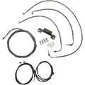 LA Choppers LA-8055KT3-16 Stainless Plug-and-Play Cable Kit for 15-17" Apes