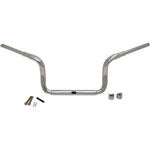 LA Choppers LA-7323-10 Chrome 10" 1-1/2" Grande Traditional Ape Hanger Handlebar