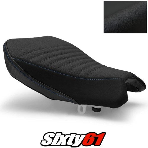 Suzuki Gsxr 1000 Seat Cover 2017-2021 2022 2023 2024 Luimoto Blue Tec-Grip Suede