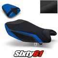 Suzuki Gsxr 1000 Seat Cover 2017-2024 Front Rear Luimoto Blue Tec-Grip Suede