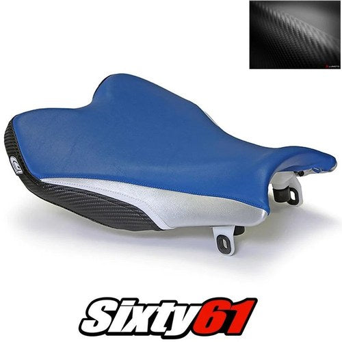 Suzuki Gsxr 1000 Seat Cover 2009-2013 2014 2015 2016 Front Blue Luimoto Carbon