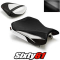 Suzuki Gsxr 600 750 Seat Cover 2011-2026 Front Rear White Black Luimoto Carbon