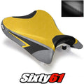 Suzuki Gsxr 600 750 Seat Cover 2008 2009 2010 Front Yellow Luimoto Carbon