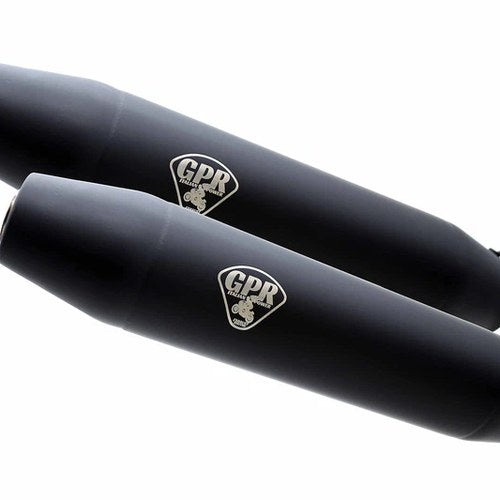 Gpr Exhaust Bmw R100RS RT-CS-S 1976-84 Deeptone Blk Cafè DBKillr NO link pipe