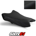 Kawasaki ZX6R Seat Cover 2019-2025 2026 Front Black Blue Luimoto Tec-Grip Suede