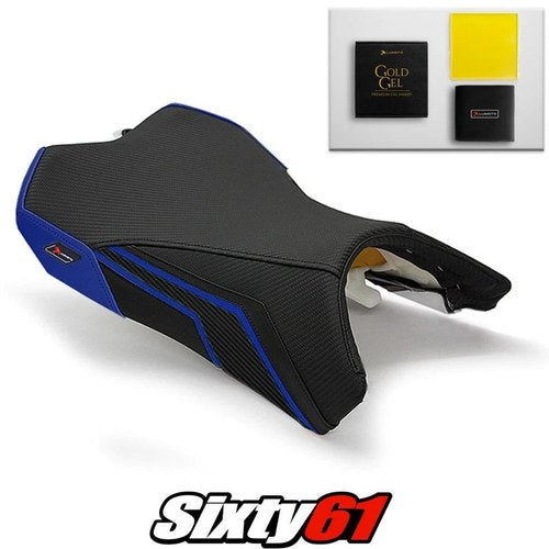 Kawasaki Ninja 1000 Seat Cover and Gel 2011-2015 2016 Black Blue Luimoto Carbon
