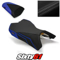 Kawasaki Ninja 1000 Seat Cover 2011-2016 Front Rear Black Blue Luimoto Carbon