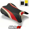 Suzuki Gsxr 600 750 Seat Cover and Gel 2006 2007 Front Black Red Luimoto Carbon