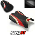 Suzuki Gsxr 600 750 Seat Cover 2006 2007 Front Rear Black Red Luimoto Carbon