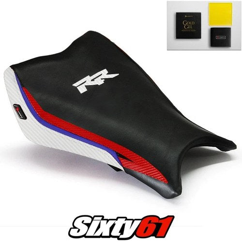 Honda CBR1000RR Seat Cover and Gel 2012-2015 2016 Black White Luimoto Carbon