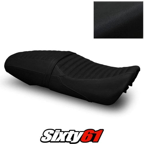 Yamaha XSR900 Seat Cover 2016-2019 2020 2021 Front Vintage Black Luimoto Suede