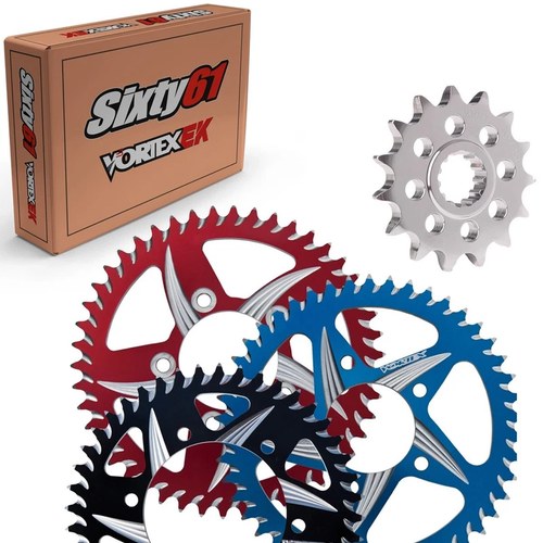 Yamaha MT09 Front Rear Sprocket 2021-2025 Vortex 525 Red Blue Black Aluminum