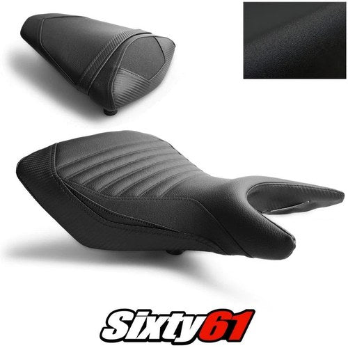 Yamaha MT03 Seat Cover 2020-2023 2024 Front Rear Black Luimoto Tec-Grip Carbon