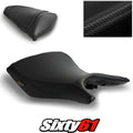 Yamaha R25 Seat Cover 2014-2017 2018 2019 2020 Front Rear Black Luimoto Carbon
