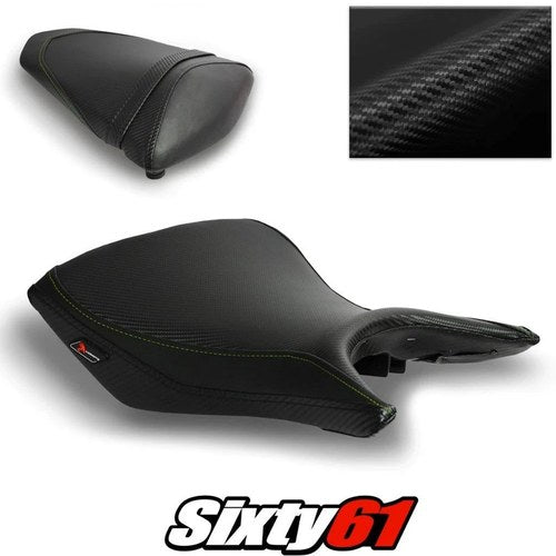Yamaha R25 Seat Cover 2014-2018 2019 2020 Front Rear Black Green Luimoto Carbon