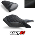 Yamaha R3 Seat Cover 2015-2024 2025 Front Rear Black Blue Luimoto Tec-Grip Suede