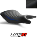 Yamaha R3 Seat Cover 2015-2024 2025 Front Black Blue Luimoto Tec-Grip Carbon