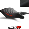 Yamaha R3 Seat Cover 2015-2022 2023 2024 2025 Front Red Luimoto Tec-Grip Carbon