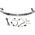 Custom Dynamics Chrome LED Batwing Windshield Trim Sequential Turn Signals