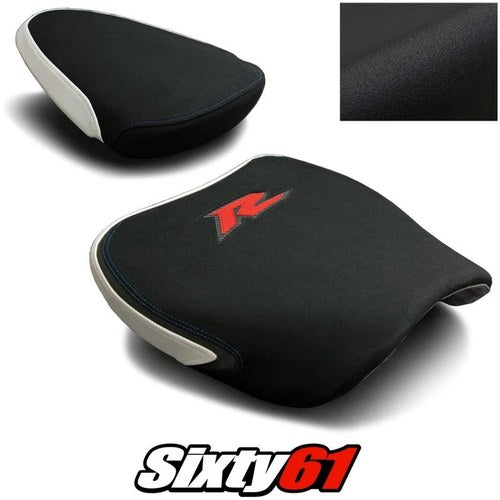 Suzuki TL1000R Seat Covers 1998-2002 2003 Blue Stitch Luimoto Tec-Grip Suede