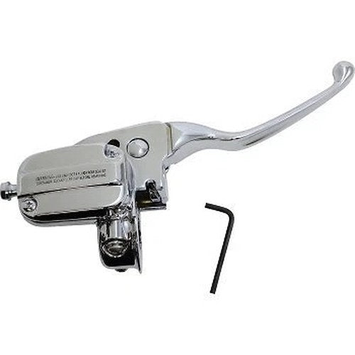 Drag Specialties 0610-2201 Chrome 15mm Replacement Master Cylinder Assembly