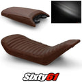 Husqvarna Svartpilen 701 Seat Covers 2018-2022 2023 Vintage Dark Luimoto Leather