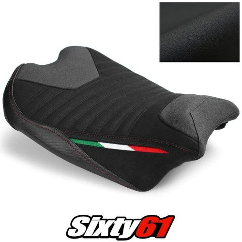 Ducati Panigale V4R Seat Cover 2019-2021 Front Black Luimoto Tec-Grip Suede