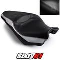 Honda Vfr 1200F Seat Cover 2010-2012 2013 2014 2015 Black Silver Luimoto Carbon