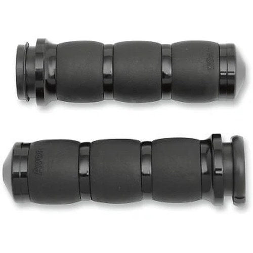Avon AIR-96-FLY Black 3-Ring Velvet Air Hand Grips for Harley Electronic Tbw