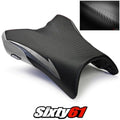 Yamaha FZ1 Seat Cover 2006-2011 2012 2013 2014 2015 2016 Silver Luimoto Carbon
