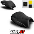 BMW K1600GT Seat Covers and Gel 2010-2024 2025 2026 Black Luimoto Tec-Grip Suede