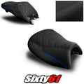 BMW K1600GT Seat Covers 2010-2024 2025 2026 Black Blue Luimoto Tec-Grip Suede