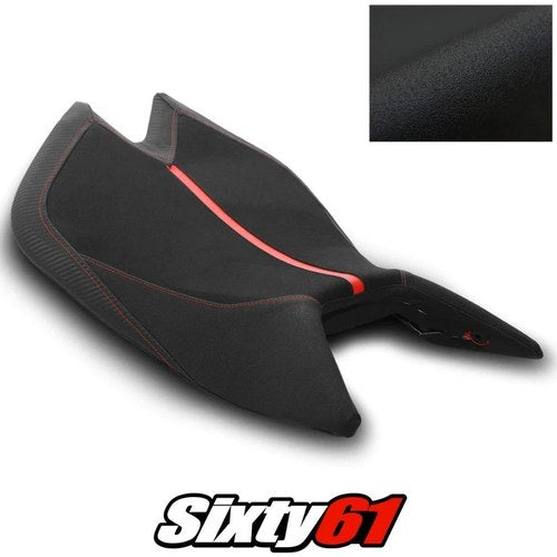 Aprilia Tuono V4 Factory 1100 Seat Cover 2021-2025 Red Luimoto Tec-Grip Suede
