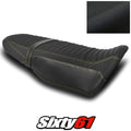 Honda Grom Seat Cover 2021-2024 2025 Black Yellow Luimoto Tec-Grip Suede Carbon