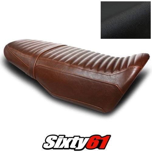 Honda Grom Seat Cover 2021 2022 2023 2024 2025 Front Vintage Dark Brown Luimoto