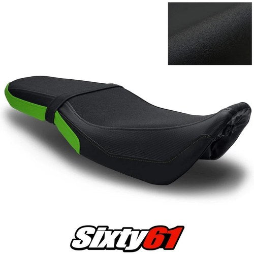 Honda Grom Seat Cover 2016-2018 2019 2020 Black Green Luimoto Tec-Grip Carbon