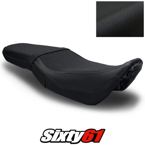 Honda Grom Seat Cover 2016-2019 2020 Black Green Stitch Luimoto Tec-Grip Carbon