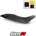 Husqvarna Vitpilen 401 Seat Cover and Gel 2018 2019 Vintage Black Luimoto Suede