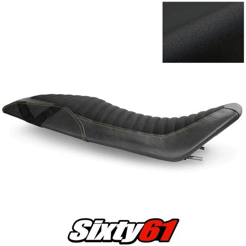 Husqvarna Vitpilen 401 Seat Cover 2018 2019 Black Green Stitch Luimoto Suede