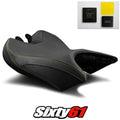 Triumph Speed Triple Seat Cover and Gel 2016-2020 2021 Black Luimoto Tec-grip