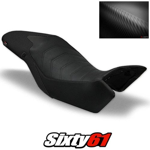Triumph Speed Triple Seat Cover 2011 2012 2013 2014 2015 Black Luimoto Carbon