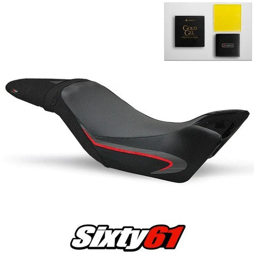 Triumph Speed Triple Seat Cover and Gel 2011-2014 2015 Black Luimoto Carbon
