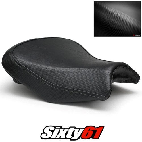 Kawasaki Ninja 650 Seat Cover 2017-2022 2023 2024 2025 2026 Black Luimoto Carbon